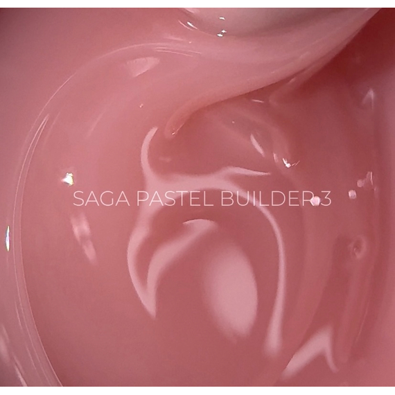 Гель для нігтів Saga Builder Pastel Color №03, натуральний, 15 мл