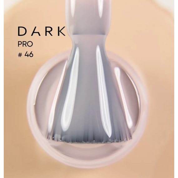 База для ногтей DARK PRO base №46, нюдовая полупрозрачная, 15 мл, Цвет: Нюдовый, Обьем: 15 мл