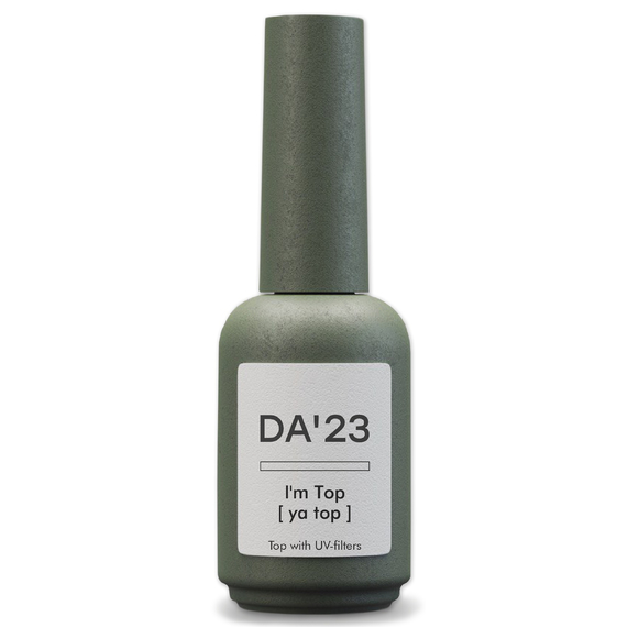 Топ для нігтів DA_23 I'm Top, без липкого шару, з фільтрами, 14 мл