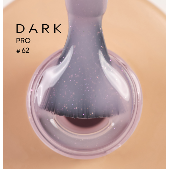 База для нігтів DARK PRO base №62, рожева з шиммером 15 мл