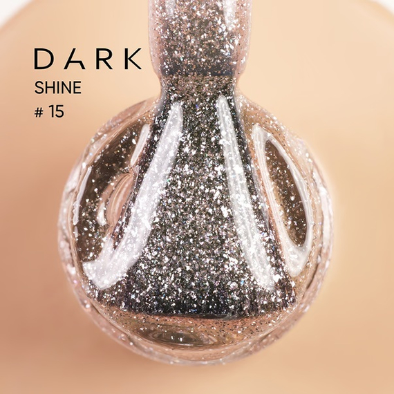 База для ногтей DARK PRO base Shine №15, 15 мл
