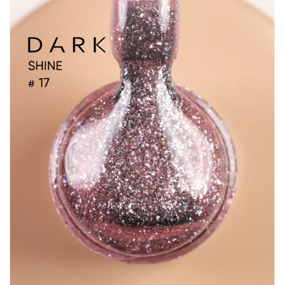 База для ногтей DARK PRO base Shine №17, 15 мл