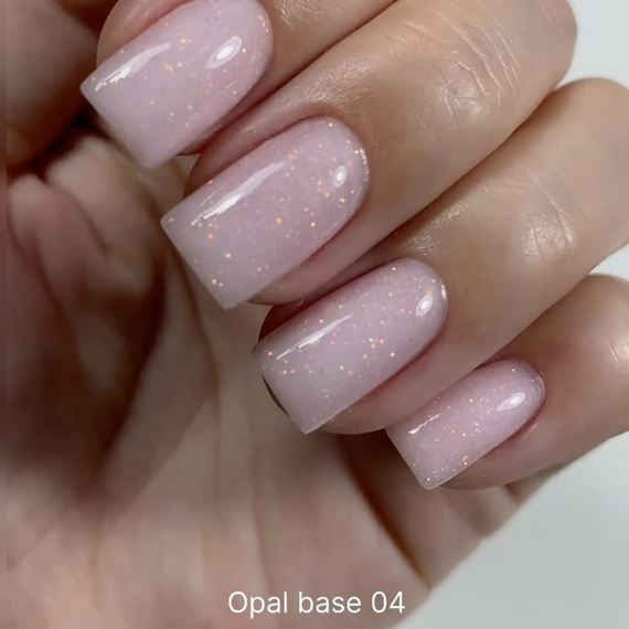 База для ногтей DARK Pro Base Opal №4, молочно-бежевая с шиммером, 15 мл, Обьем: 15 мл, изображение 3
