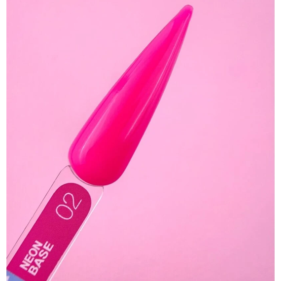 База цветная Luna Neon Base №02, розовая, 13 мл, изображение 2