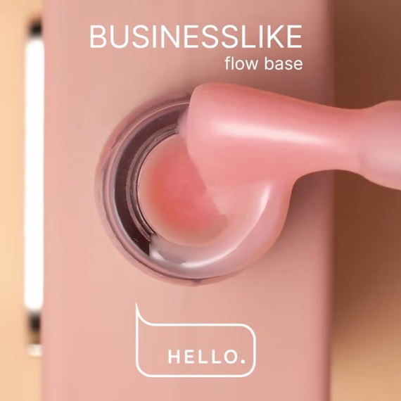 База для ногтей HEYLOVE Flow base Businesslike, нюд, 15 мл, изображение 4