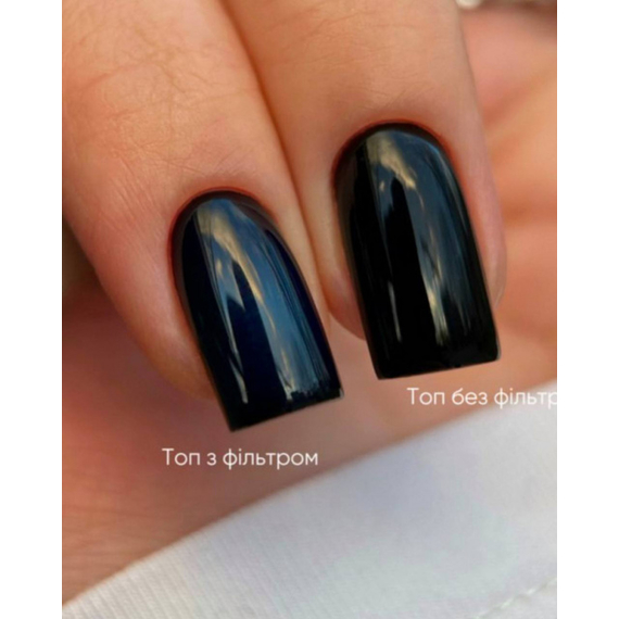 Топ DARK Top No Wipe No UV, без фильтров, прозрачный, 6 мл, изображение 2