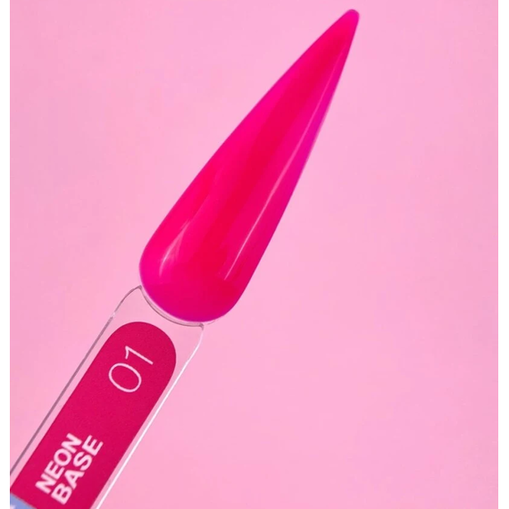 База цветная Luna Neon Base №01 малиновая, 13 мл, изображение 2