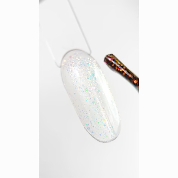 Топ для ногтей Dark Rainbow top, с блестками, 10 мл, изображение 3