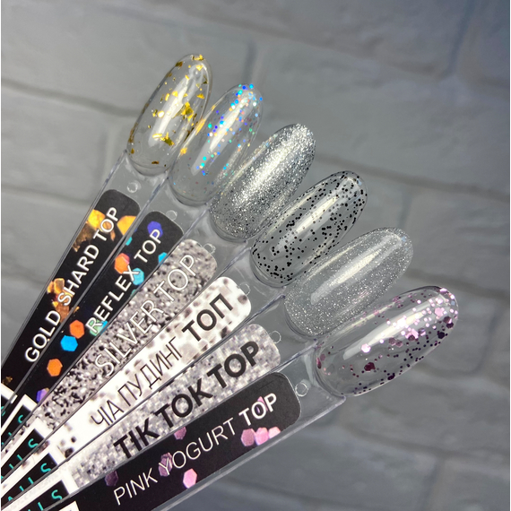 Топ для гель-лаку Kira Nails No Wipe Top Pink Yogurt, 6 мл, зображення 3