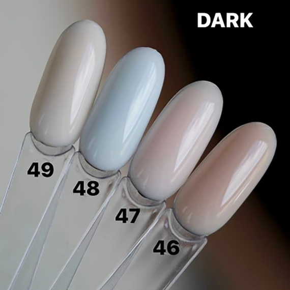 База для ногтей DARK PRO base №46, нюдовая полупрозрачная, 15 мл, Цвет: Нюдовый, Обьем: 15 мл, изображение 3