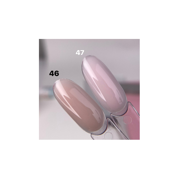 База для ногтей DARK PRO base №46, нюдовая полупрозрачная, 30 мл, Цвет: Нюдовый, Обьем: 30 мл, изображение 2