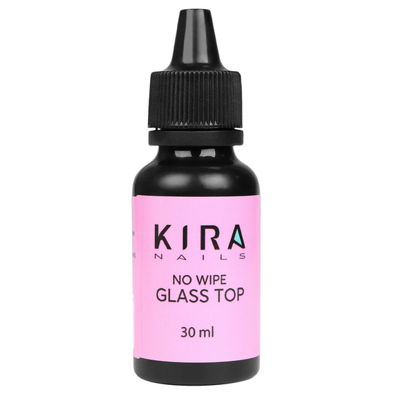 Топ для гель-лаку Kira Nails No Wipe Glass Top, 30 мл