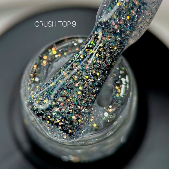 Топ для ногтей Saga Top CRUSH 09, 10 мл, изображение 2
