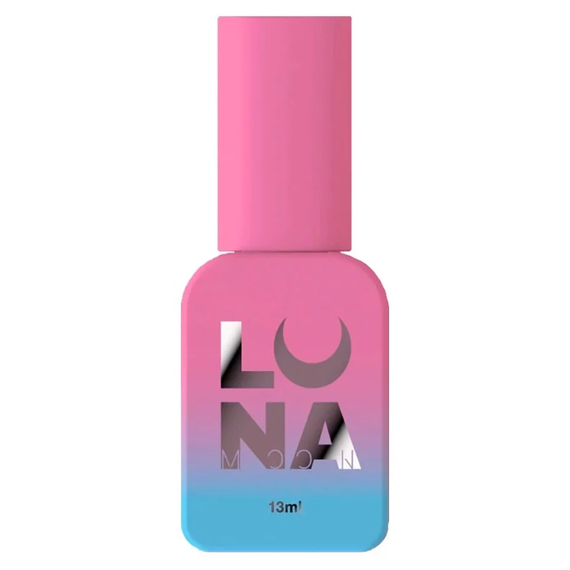 Топ для нігтів Luna Top Non Wipe UV з УФ, прозорий, без липкого шару, 13 мл