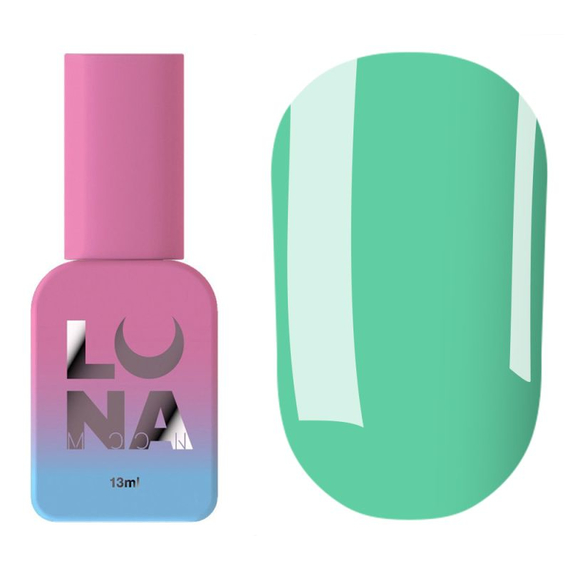 Top for nails Luna Top Glass No. 14, azure, 13 ml