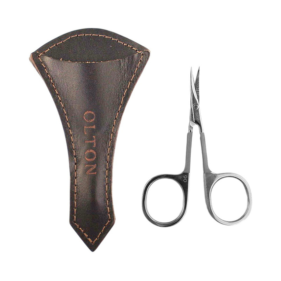 Ножницы профессиональные для кутикулы OLTON, 90 мм.