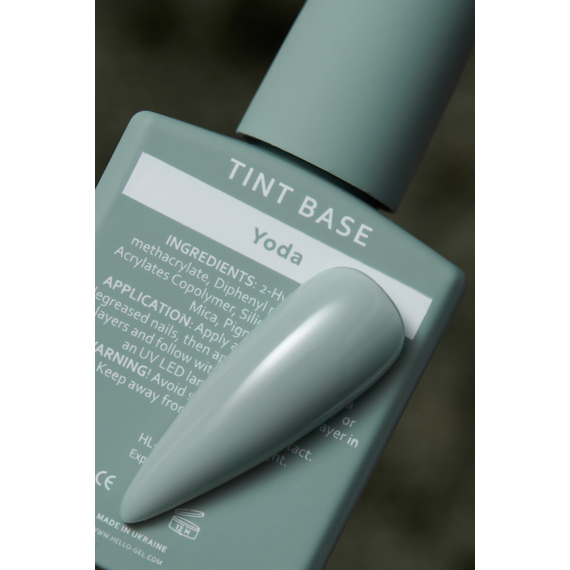 Оттеночная база HEYLOVE Tint base YODA припыленно-зеленый, 15 мл, изображение 3