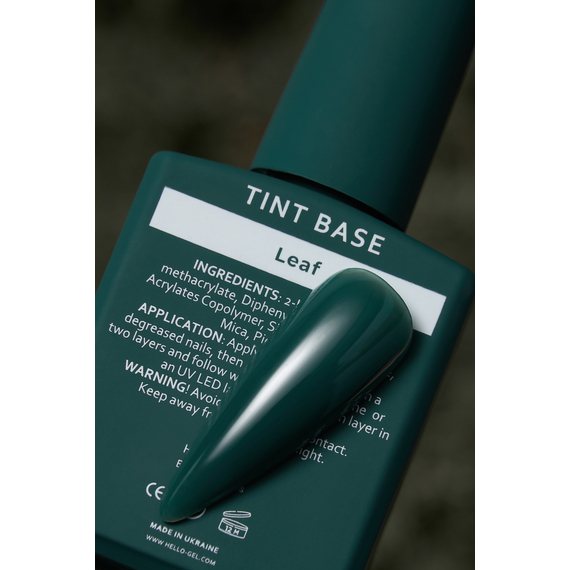 Оттеночная база HEYLOVE Tint base LEAF зеленая, 15 мл, изображение 3