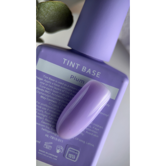 Оттеночная база HEYLOVE Tint base PLUM лавандовая, 15 мл, изображение 3