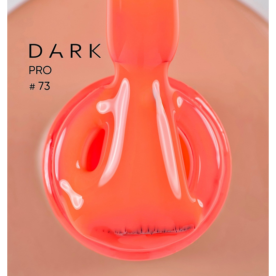 База для ногтей DARK PRO base №73, апельсин, 15 мл