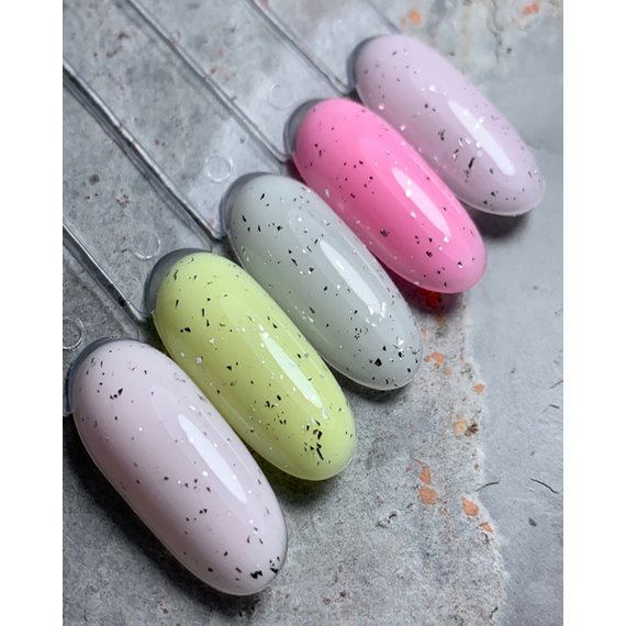 Топ для нігтів DARK Shine Top №06, срібний, 10 мл, зображення 3