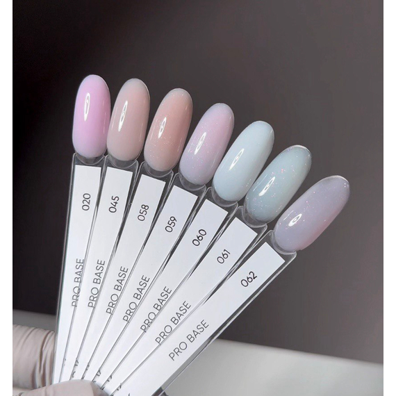 База для нігтів DARK PRO base №59, світло-рожева з шиммером, 15 мл, зображення 2