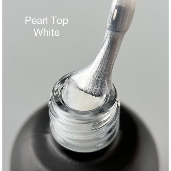 Топ для гель-лака ART Pearl Top White белый перламутровый, без ЛЖ, 10 мл, изображение 3