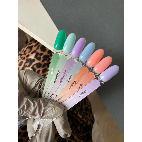 База для нігтів Touch Cover base Tropic, зелена, 13 мл, зображення 2