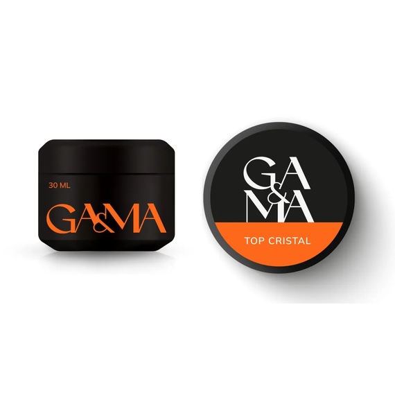 Top for gel polish Gemely Cristal Top without UV filter, 30 ml