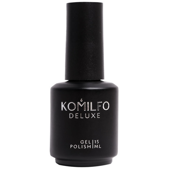 Закрепитель для гель-лака Komilfo No Wipe Rubber Top, без липкого слоя, с УФ-фильтрами, 15 мл