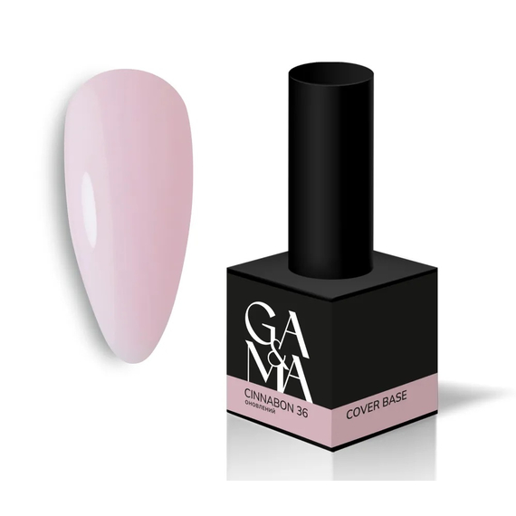 База камуфлирующая GaMa Cover base №36 Cinnabon, розовая, 15 мл, Цвет: Розовый