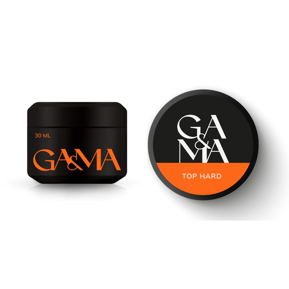 Топ для гель-лака GaMa Hard Top без UV, 30 мл