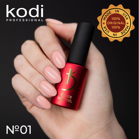 База камуфляж Kodi Cover Base Gel №01, 7 мл, изображение 2