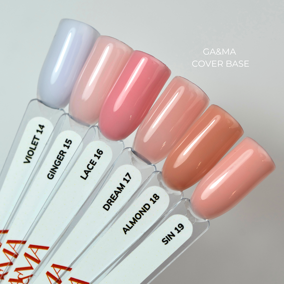 База камуфлирующая GaMa Cover base №18 Almond, бежевая, 30 мл, изображение 2