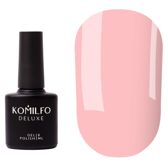 Закрепитель Komilfo No Wipe Milky Pink Top, без липкого слоя, розовый, 8 мл