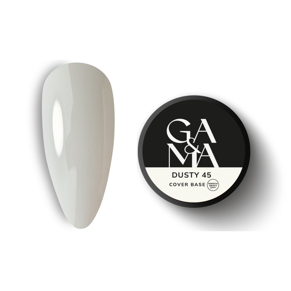 Камуфлирующая база GaMa Cover base №45 Dusty, молочно-серая, 30 мл, Цвет: Молочный