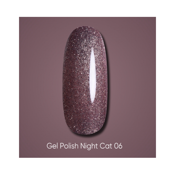 Гель-лак DARK Night Cat №06 кошачий глаз, 6 мл
