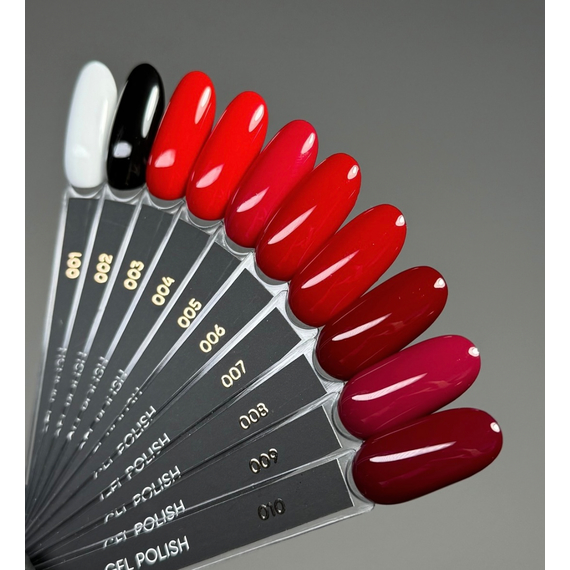 Gel polish DARK No. 006, classic red, 10 ml, Color: Red, 2 image