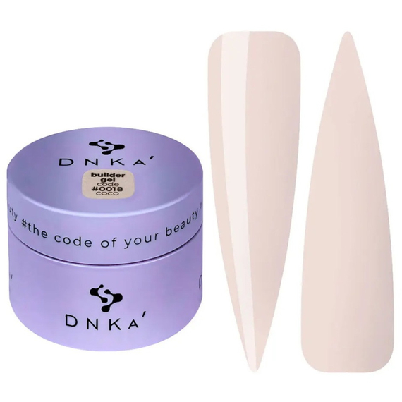 Гель DNKA Builder Gel №18 Coco айвори, 30 мл