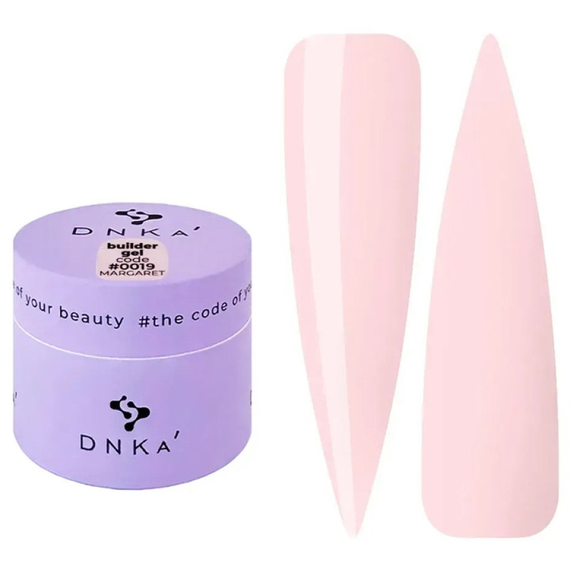 Гель DNKA Builder Gel №19 Margaret нежный нюд, 30 мл
