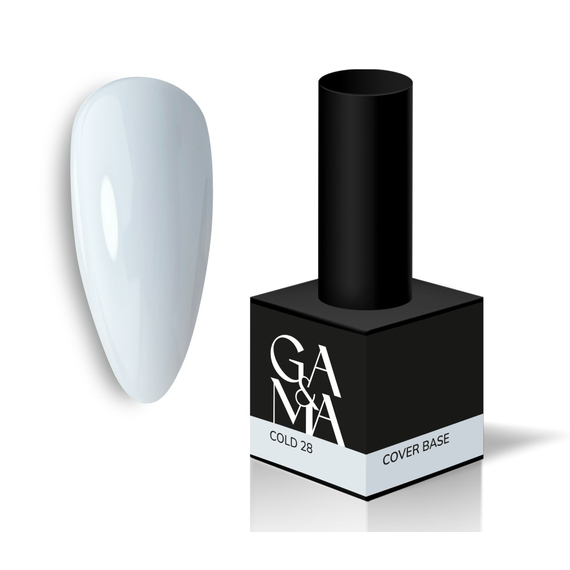 База камуфлююча GaMa Cover base №28 Cold, холодна молочна, 15 мл, Колір: Молочний