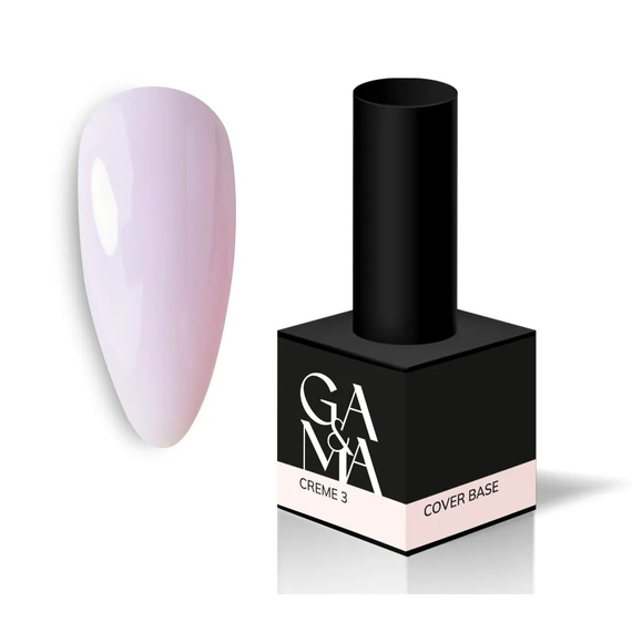 Камуфлирующая база GaMa Cover base №03 Creme, кремовая, 15 мл, Цвет: Розовый
