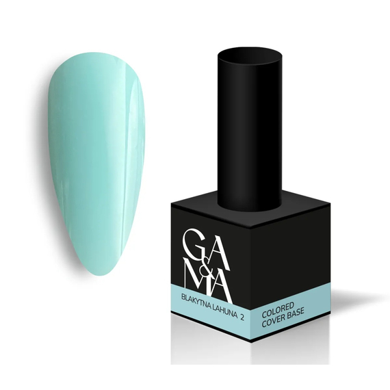 GaMa Cover base Colored #02 Lagoon, blue, 15 ml, Color: Blue
