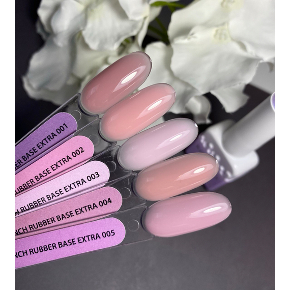 База для ногтей Komilfo French Rubber Base Extra №001, 10 мл, изображение 2