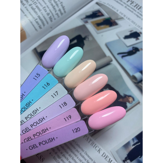 Гель-лак DARK №115, лавандовый, 10 мл, изображение 2