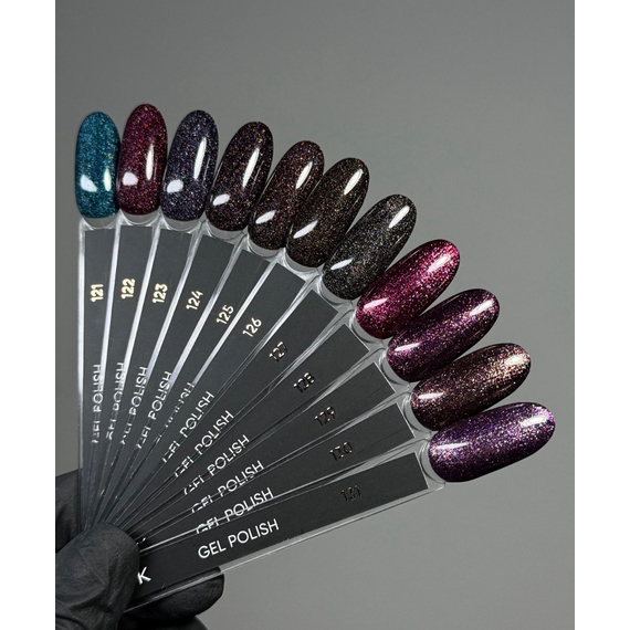 Гель-лак DARK №128, гранатовый, 6 мл, изображение 2