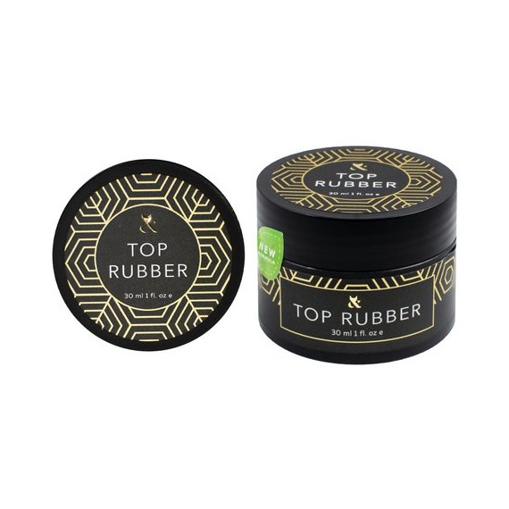 Топ для гель-лака FOX Top Rubber, 30 мл, Обьем: 30 мл