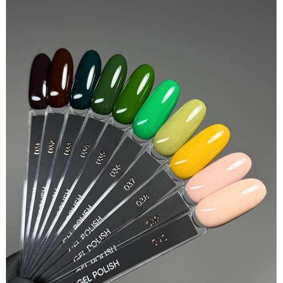 Gel polish DARK No. 037, olive, 10 ml, Color: Olive, 2 image