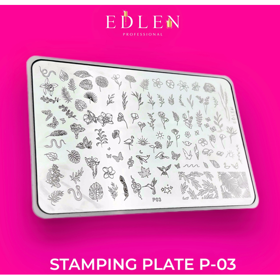 Edlen Stamping Plate No. 3 Minimal nature