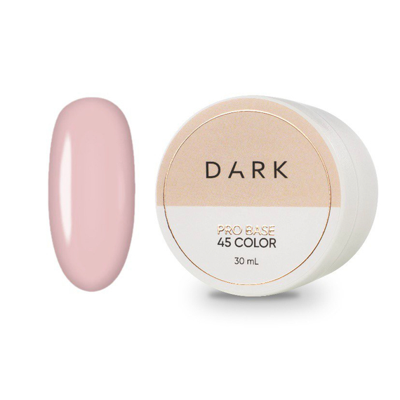 База для ногтей DARK PRO base №45, мокко, 30 мл, Обьем: 30 мл